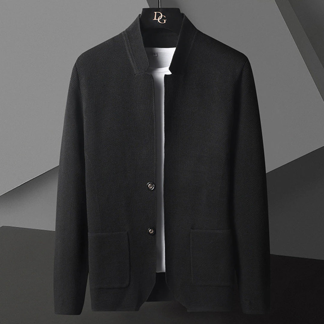 Wool Blend Cardigan | Minimalist Design | Warm and Sophisticated