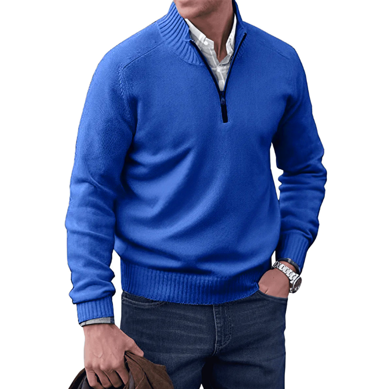 Half-Zip Knitted Jumper | Soft Knit | Everyday Wear