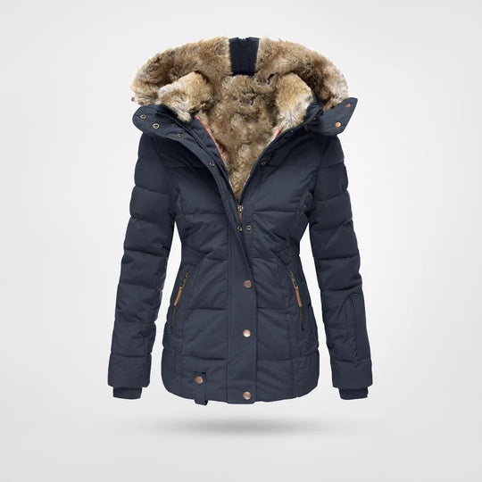 Fur-Lined Winter Parka | Tailored Fit | Warm and Elegant