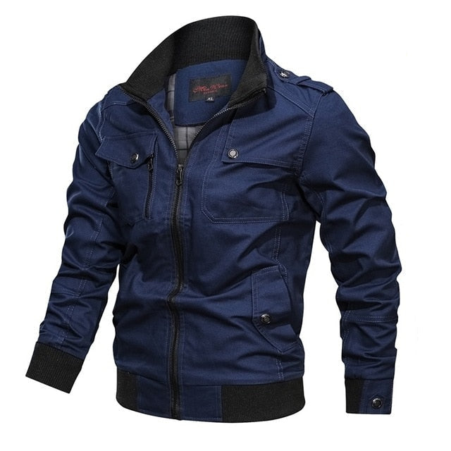 Casual Stand-Collar Bomber Jacket | Lightweight Design | Everyday Style