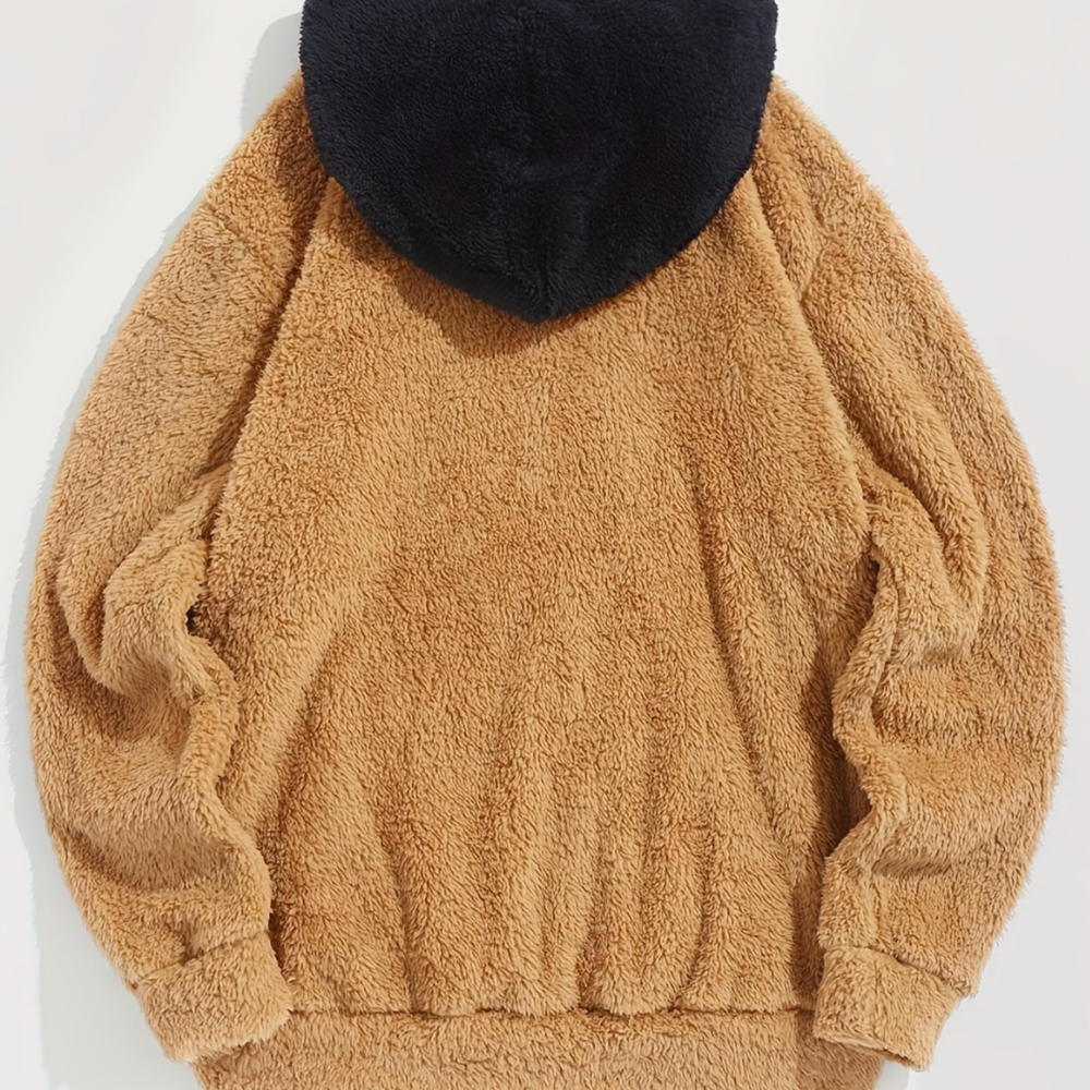 Fleece Hoodie | Two-Tone | Soft and Warm