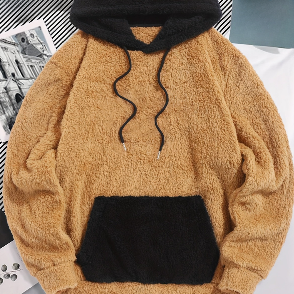 Fleece Hoodie | Two-Tone | Soft and Warm