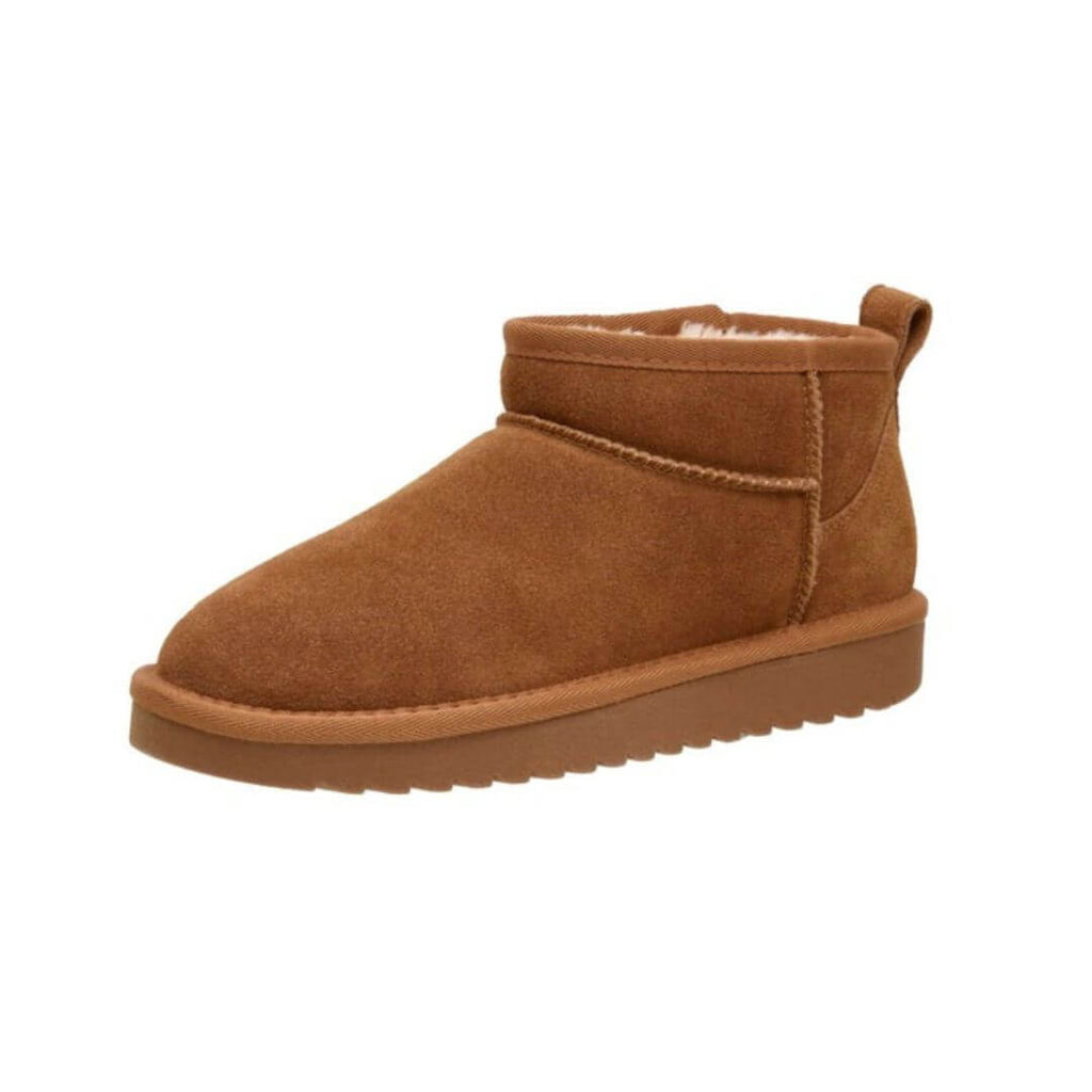 Shearling-Lined Ankle Boots | Suede Finish | Warm and Stylish