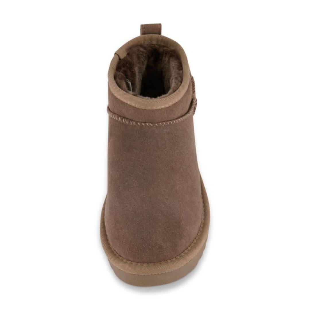 Shearling-Lined Ankle Boots | Suede Finish | Warm and Stylish