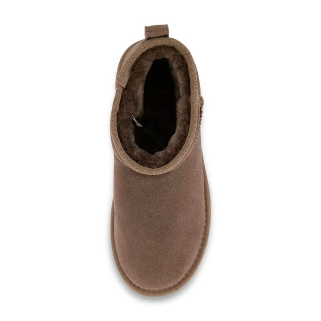 Shearling-Lined Ankle Boots | Suede Finish | Warm and Stylish