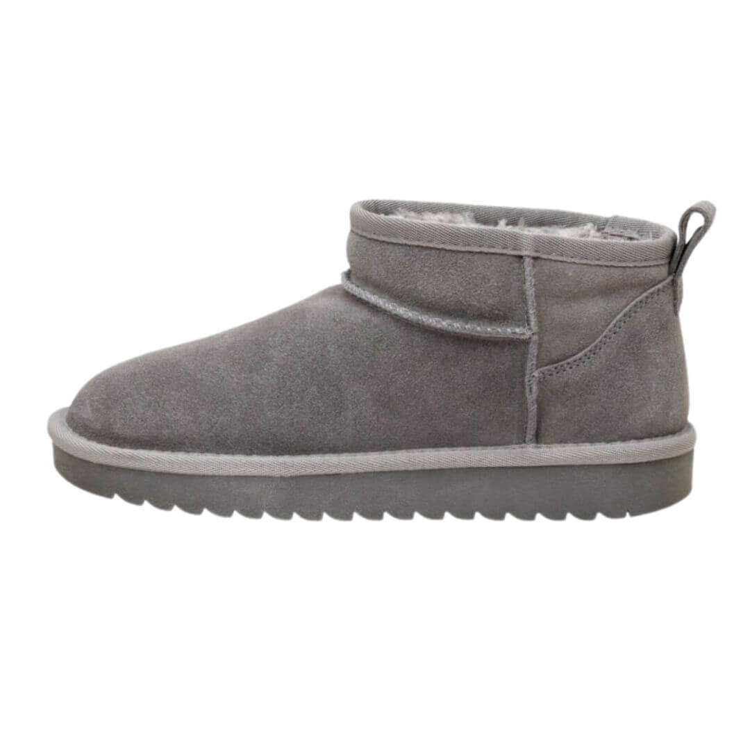 Shearling-Lined Ankle Boots | Suede Finish | Warm and Stylish