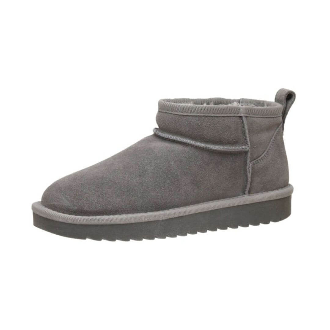 Shearling-Lined Ankle Boots | Suede Finish | Warm and Stylish