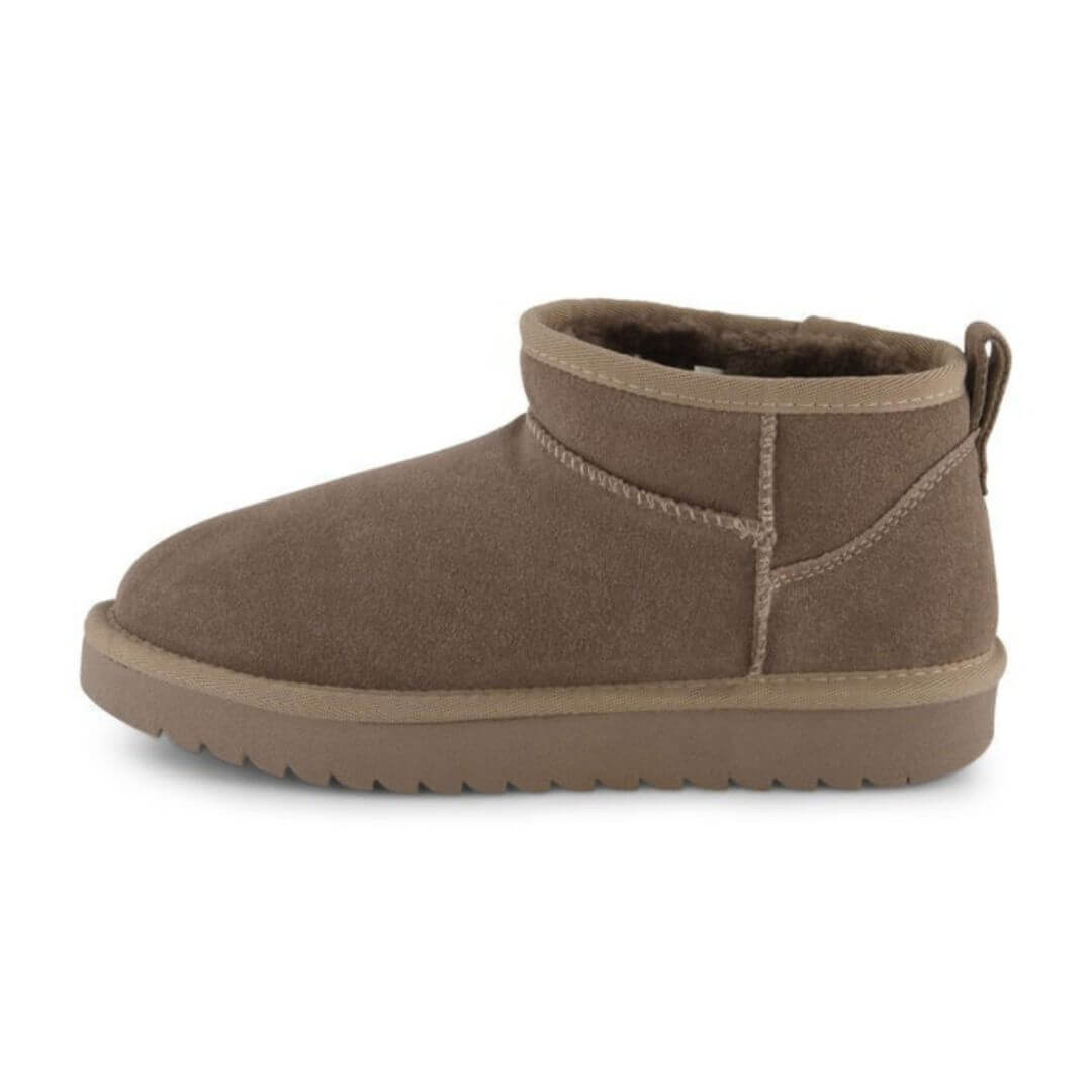 Shearling-Lined Ankle Boots | Suede Finish | Warm and Stylish