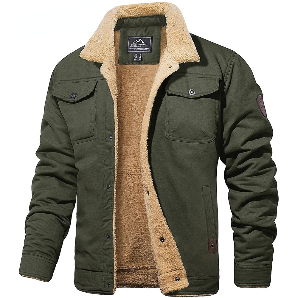 Sherpa-Lined Jacket | Winter Warmth | Durable and Stylish