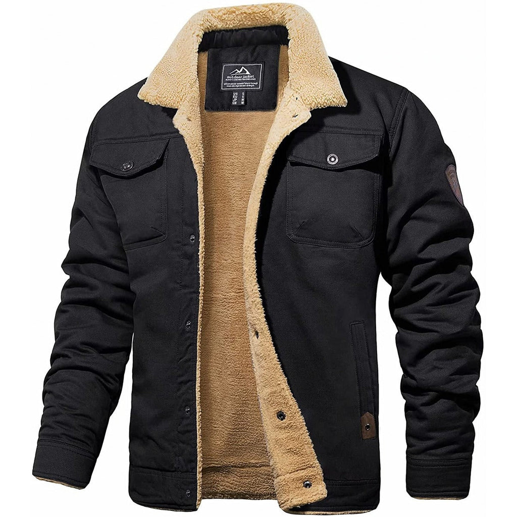 Sherpa-Lined Jacket | Winter Warmth | Durable and Stylish