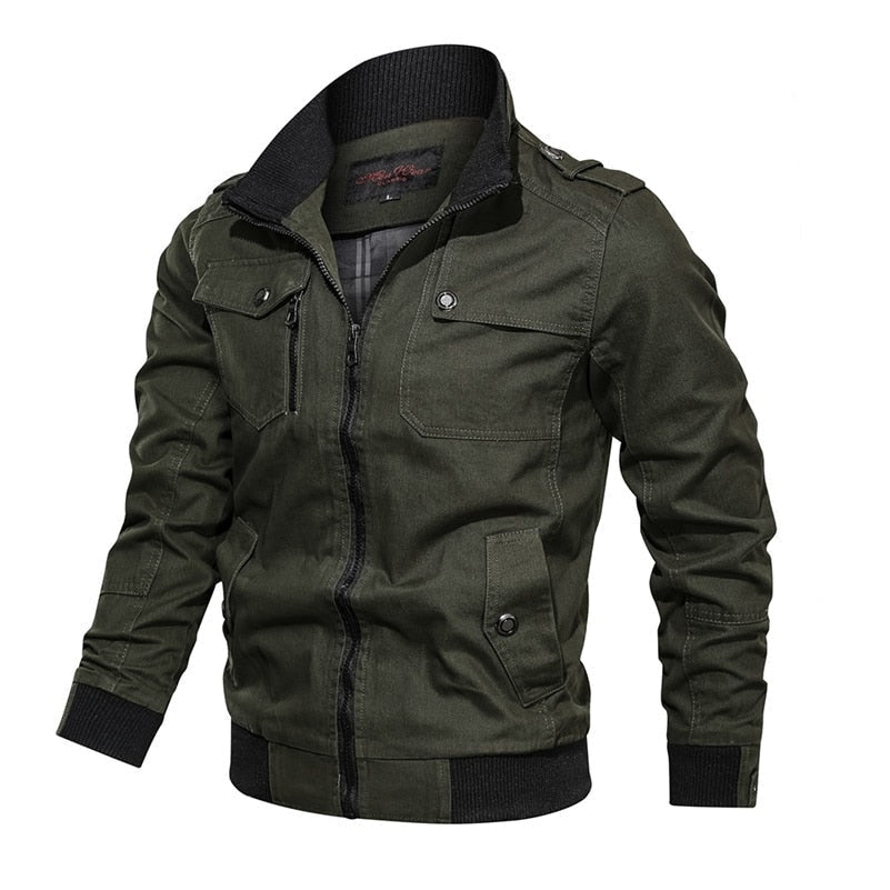Casual Stand-Collar Bomber Jacket | Lightweight Design | Everyday Style