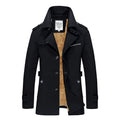 Men's Trench Coat | Double-Breasted Design | Classic Autumn-Winter Wear
