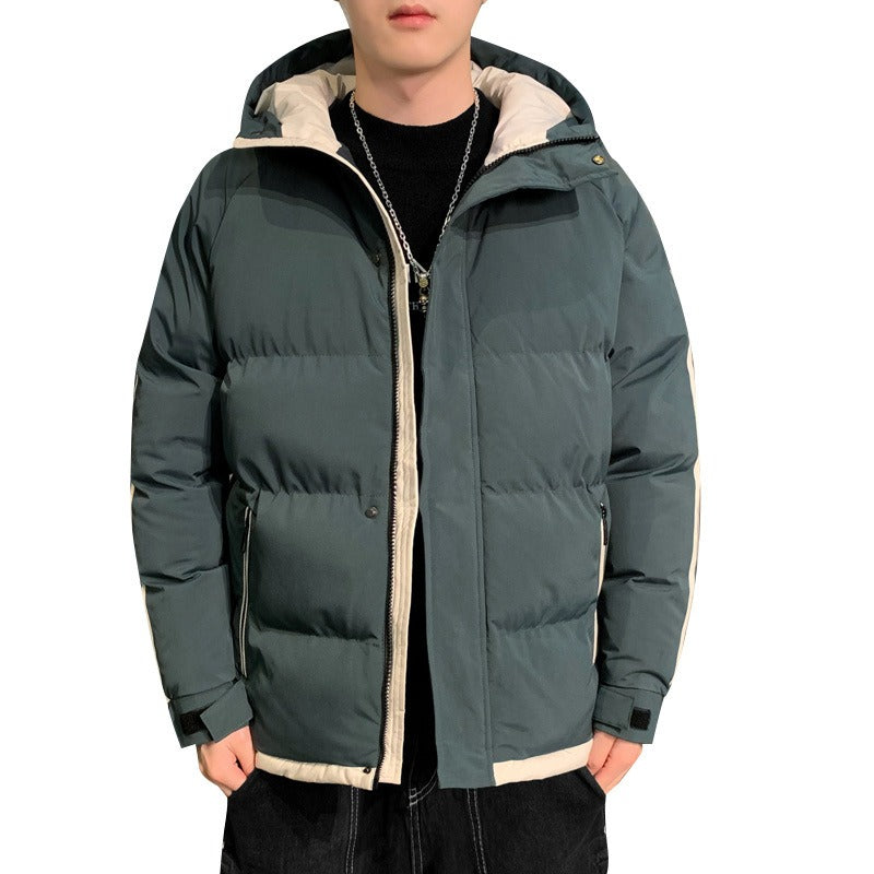 Men's Puffer Jacket | Hooded Design | Casual Winter Wear