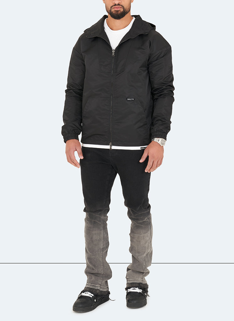Hooded Windbreaker Jacket | Lightweight Protection | Sleek and Stylish