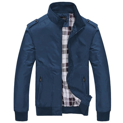 Lightweight Plaid-Lined Bomber Jacket | Classic Design | Everyday Comfort