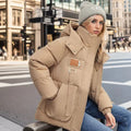 Oversized High-Collar Puffer Jacket | Warm Padding | Stylish and Functional