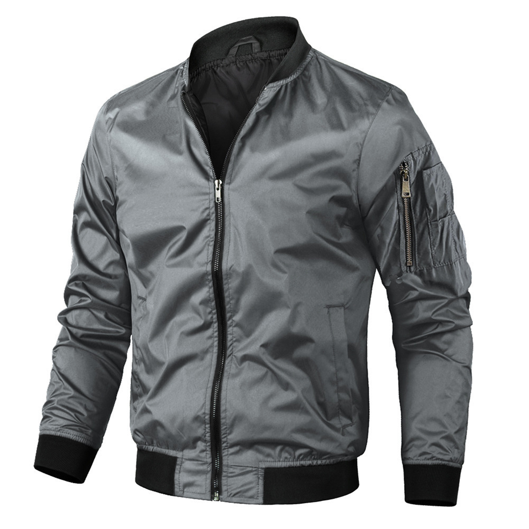 Lightweight Bomber Jacket | Classic Fit | Versatile Style