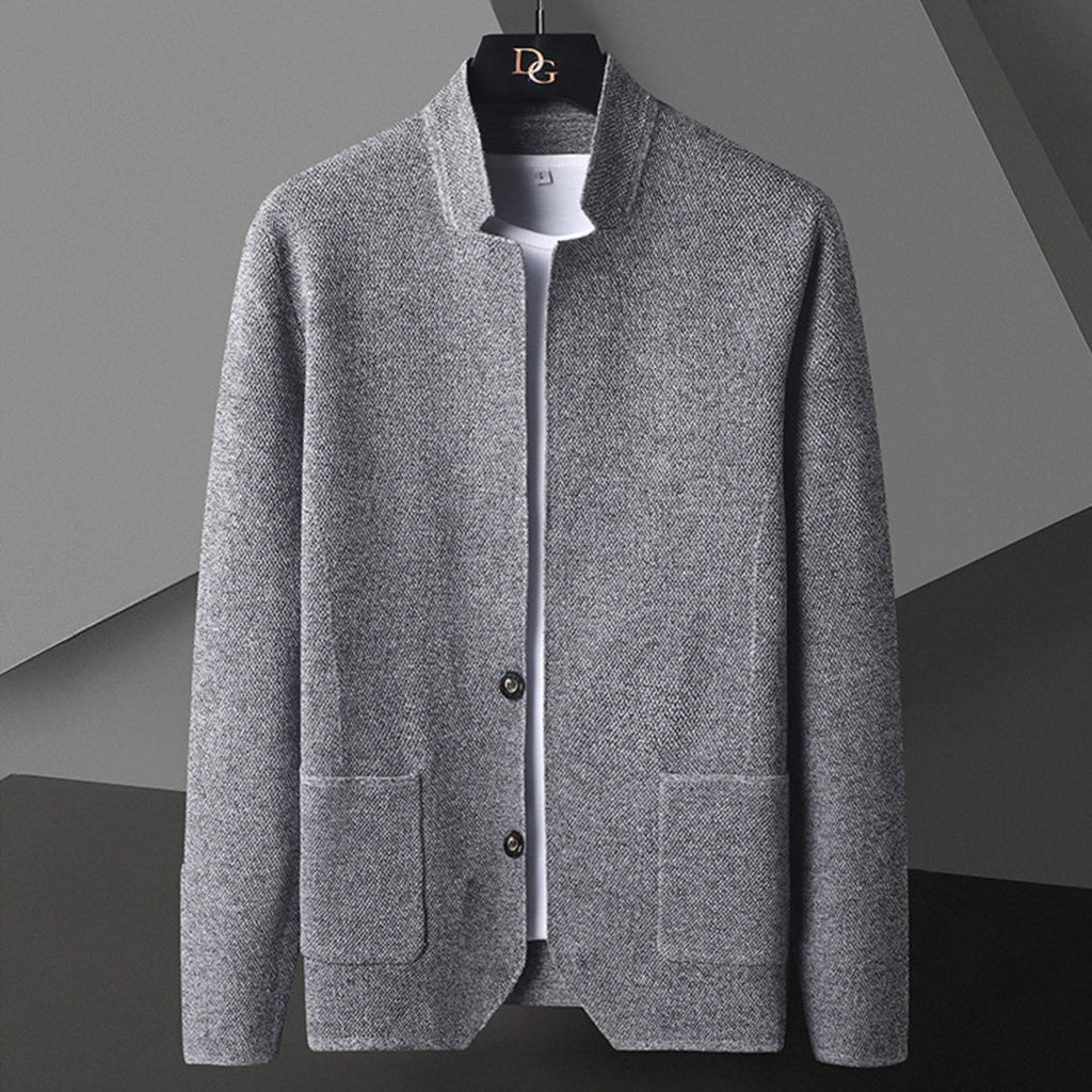 Wool Blend Cardigan | Minimalist Design | Warm and Sophisticated