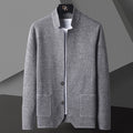 Wool Blend Cardigan | Minimalist Design | Warm and Sophisticated