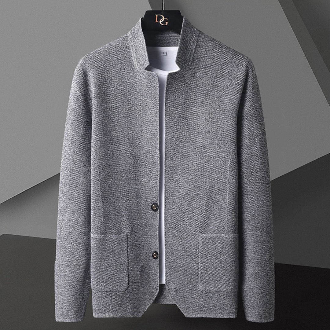 Wool Blend Cardigan | Minimalist Design | Warm and Sophisticated