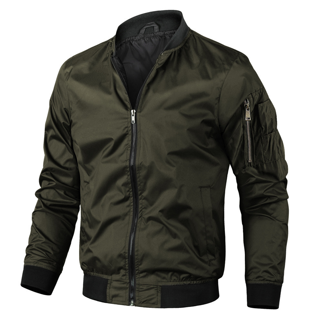 Lightweight Bomber Jacket | Classic Fit | Versatile Style