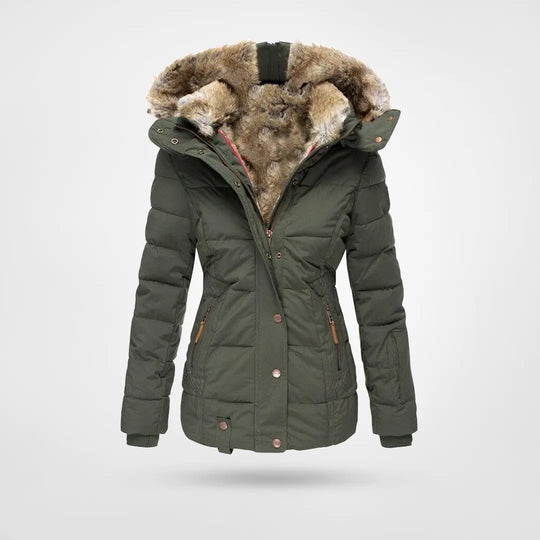 Fur-Lined Winter Parka | Tailored Fit | Warm and Elegant