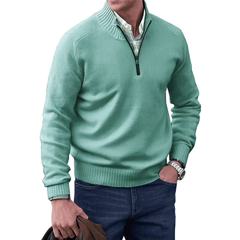 Half-Zip Knitted Jumper | Soft Knit | Everyday Wear