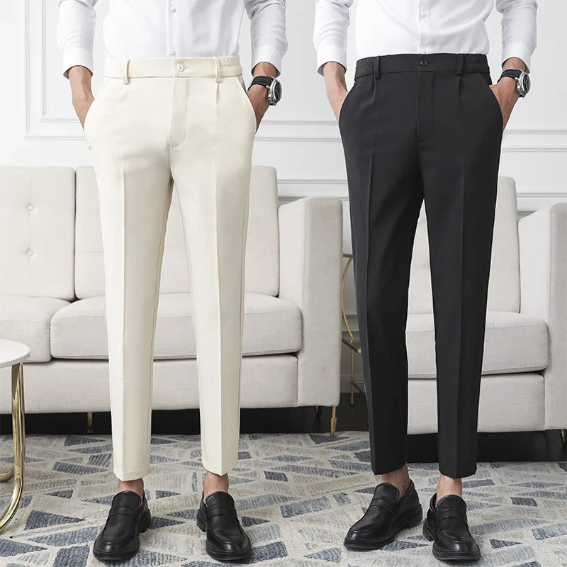 Slim-Fit Dress Trousers | Tailored Style | Modern Elegance