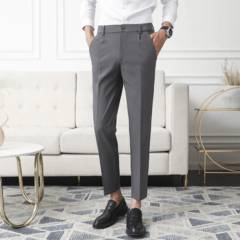 Slim-Fit Dress Trousers | Tailored Style | Modern Elegance
