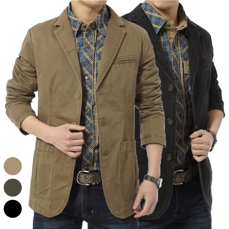 Casual Cotton Blazer | Tailored Fit | Lightweight Comfort
