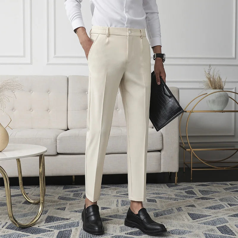 Slim-Fit Dress Trousers | Tailored Style | Modern Elegance