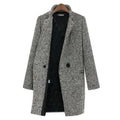 Classic Herringbone Coat | Tailored Fit | Wool Blend | Elegant Outerwear