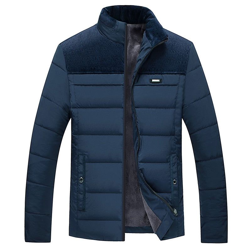 leece-Lined Winter Puffer Jacket | Thermal Insulation | Windproof Design