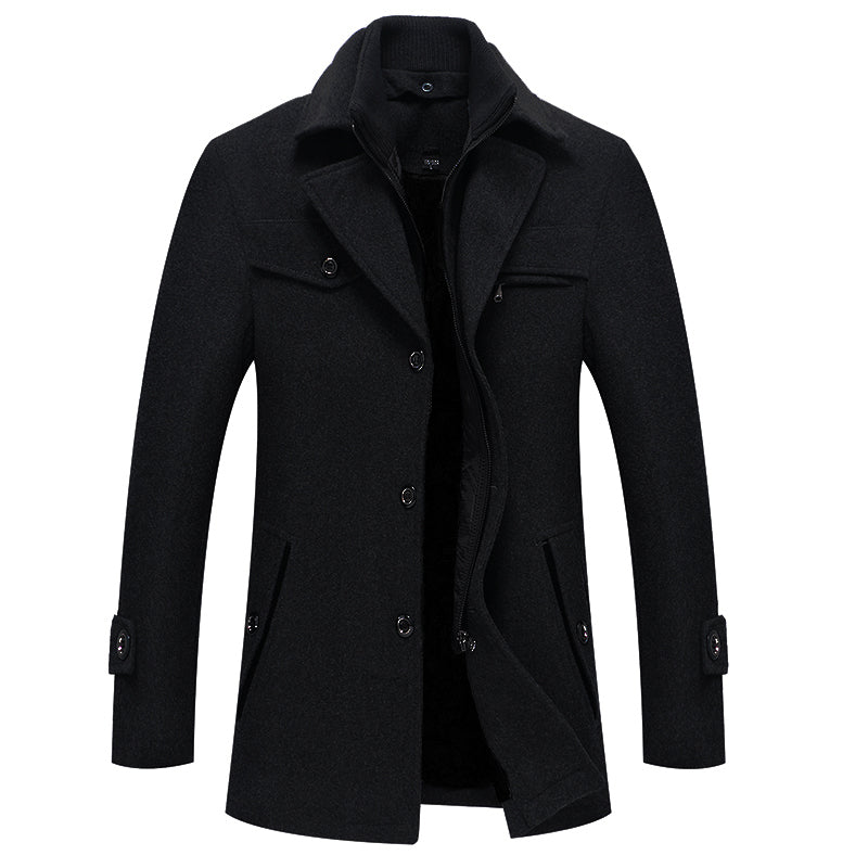 Wool Blend Overcoat | Slim-Fit | Warm and Elegant