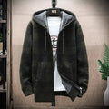 Men's Hooded Jacket | Plaid Design, Zipped Front, Casual Wear | Autumn & Winter