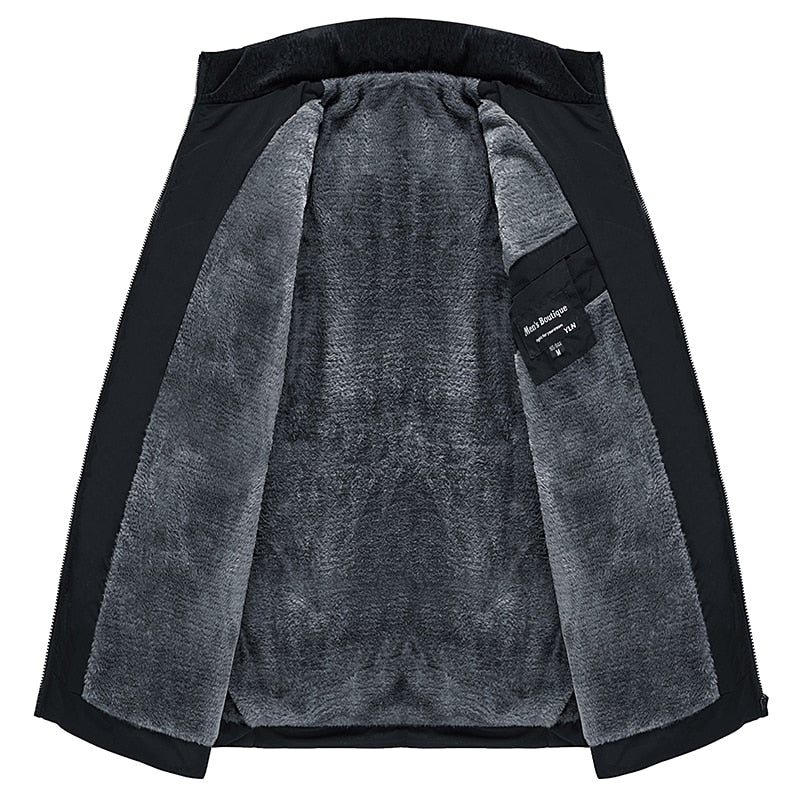 leece-Lined Winter Puffer Jacket | Thermal Insulation | Windproof Design