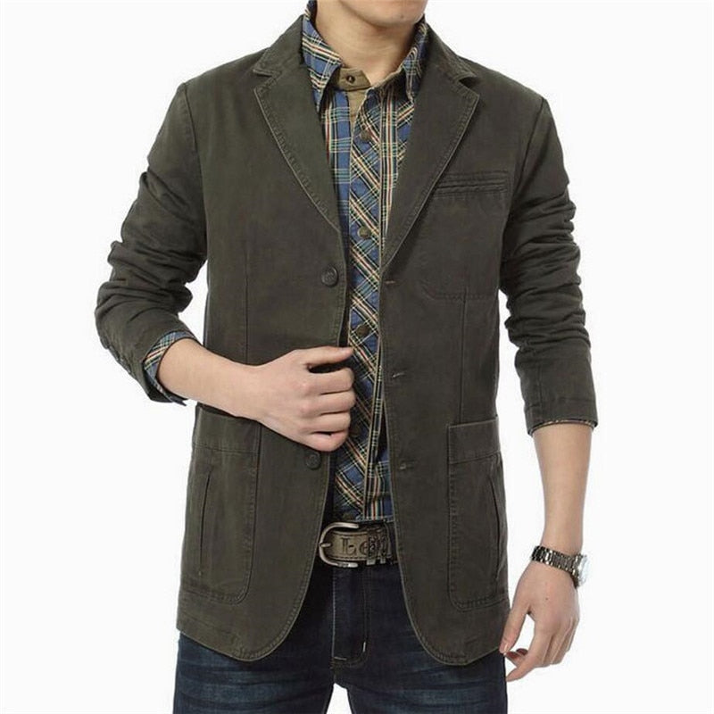 Casual Cotton Blazer | Tailored Fit | Lightweight Comfort
