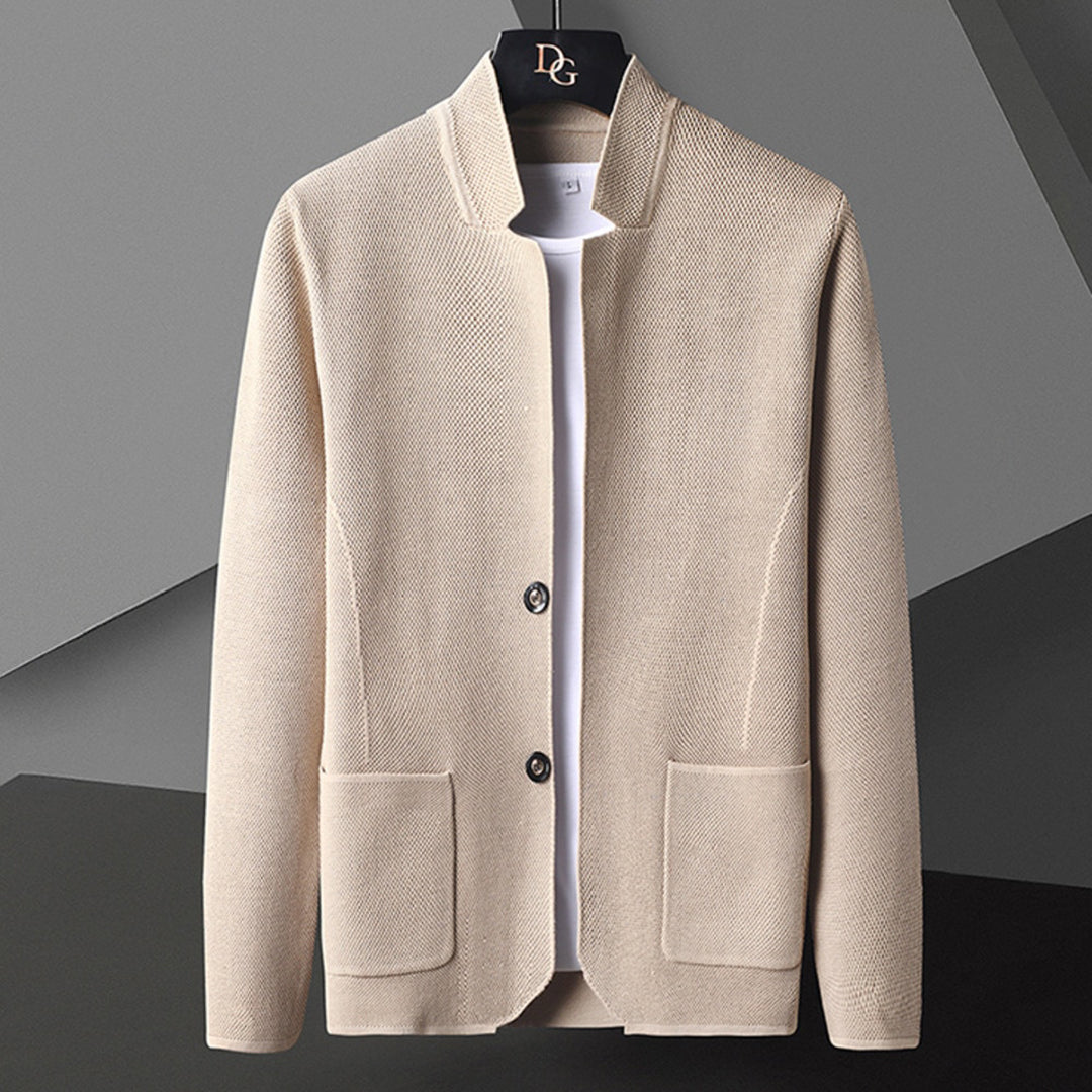 Wool Blend Cardigan | Minimalist Design | Warm and Sophisticated