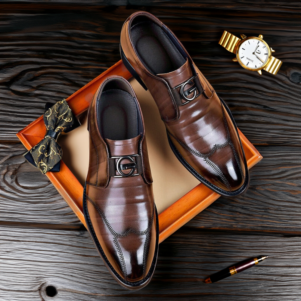 Classic Leather Shoes | Business Style | Elegant and Comfortable