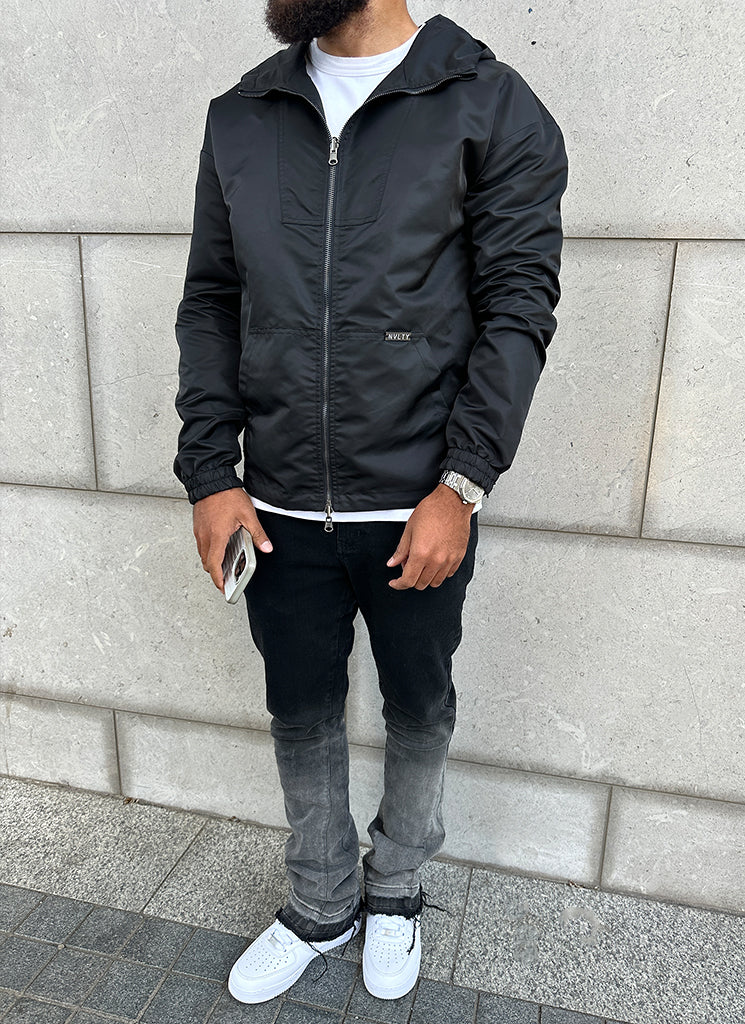 Hooded Windbreaker Jacket | Lightweight Protection | Sleek and Stylish
