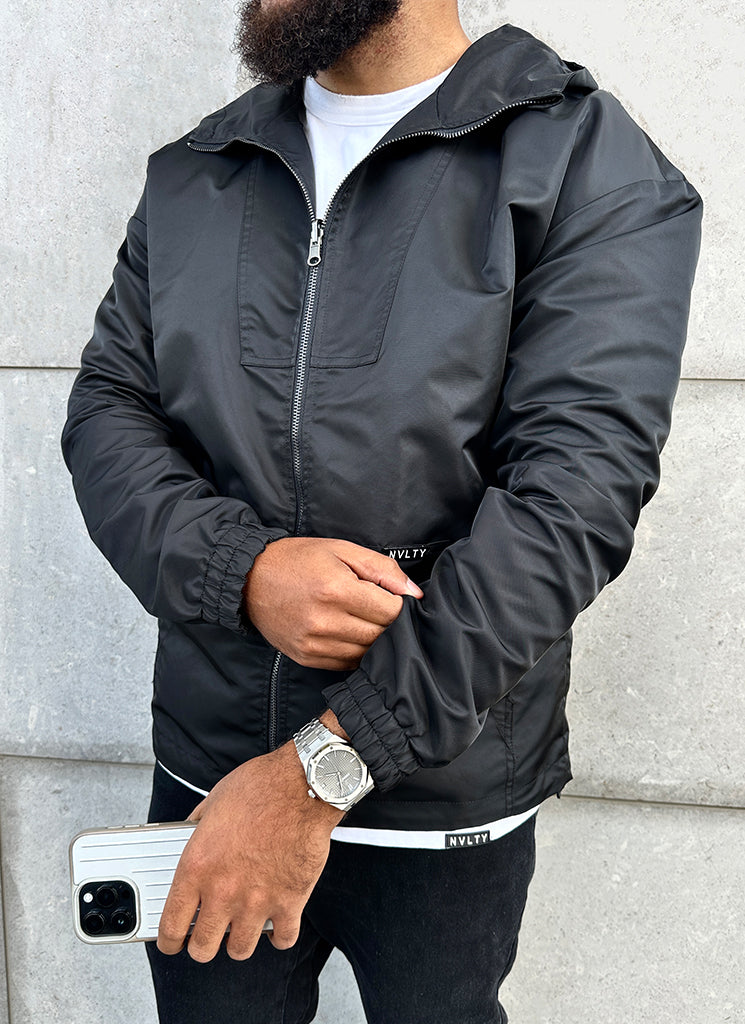 Hooded Windbreaker Jacket | Lightweight Protection | Sleek and Stylish