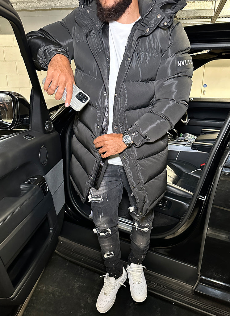 Longline Puffer Jacket | Insulated Design | Warm and Modern