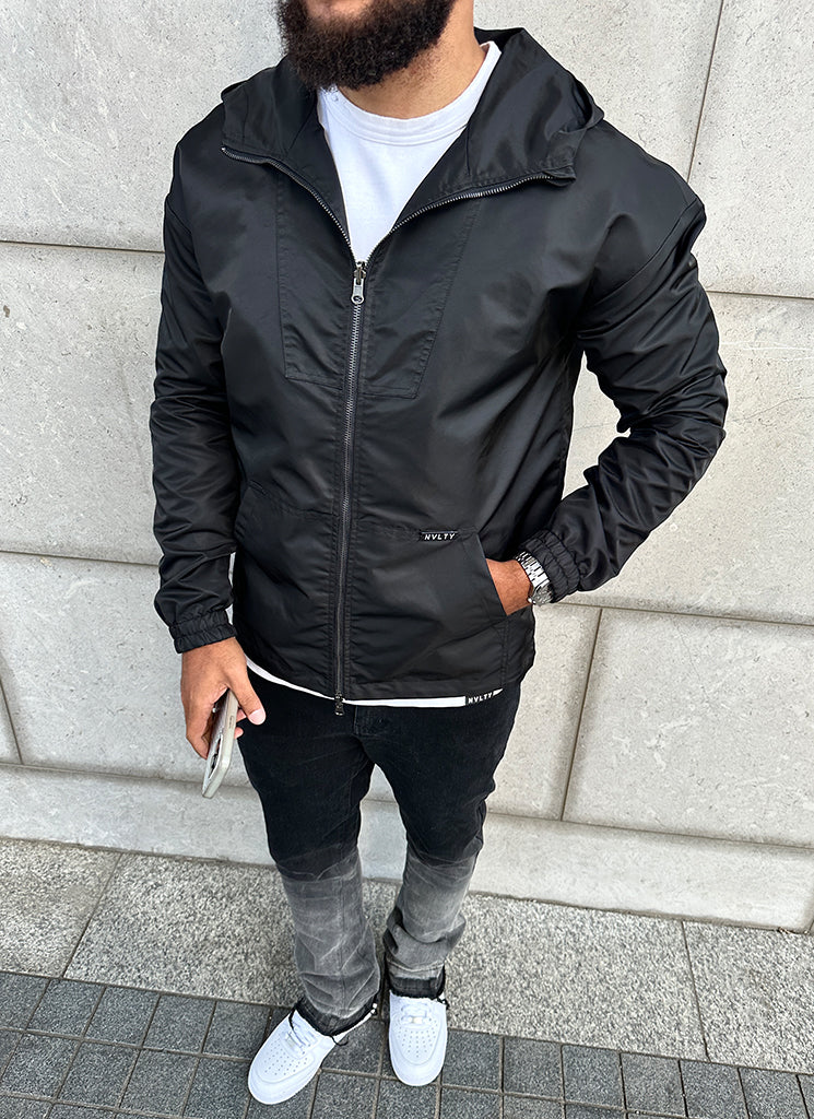 Hooded Windbreaker Jacket | Lightweight Protection | Sleek and Stylish