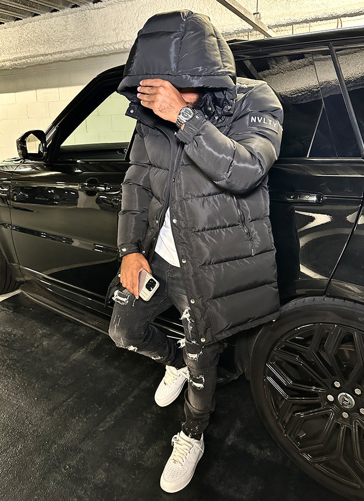 Longline Puffer Jacket | Insulated Design | Warm and Modern