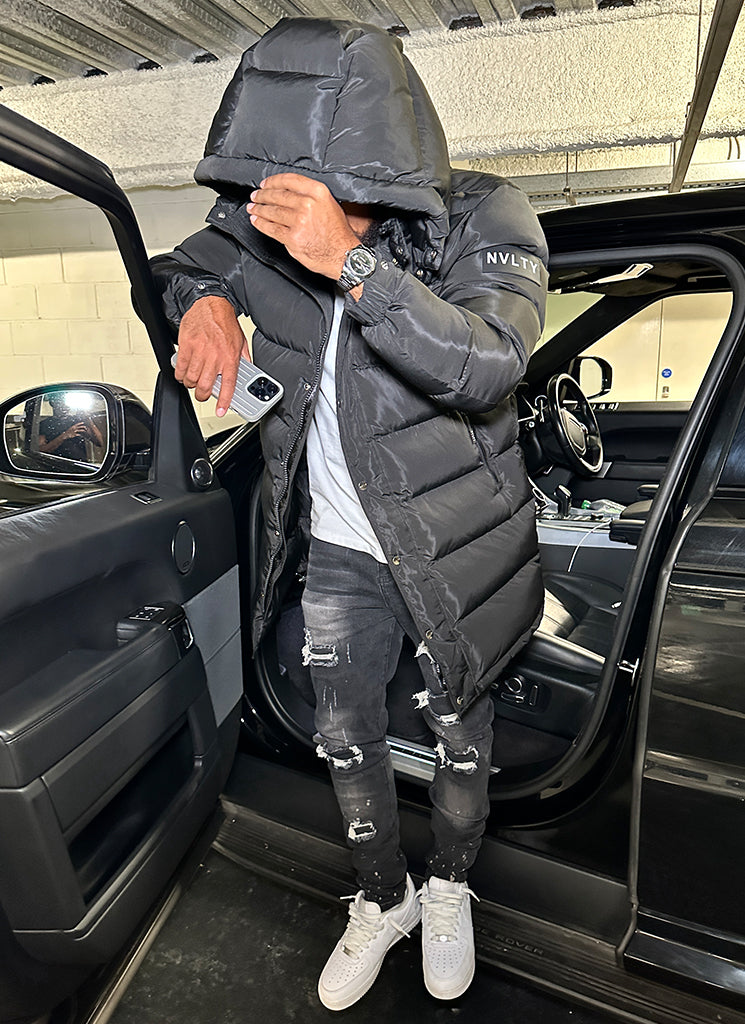 Longline Puffer Jacket | Insulated Design | Warm and Modern