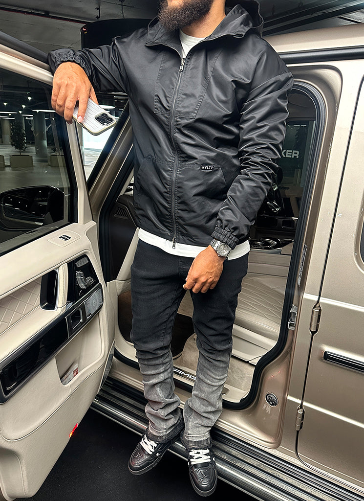 Hooded Windbreaker Jacket | Lightweight Protection | Sleek and Stylish