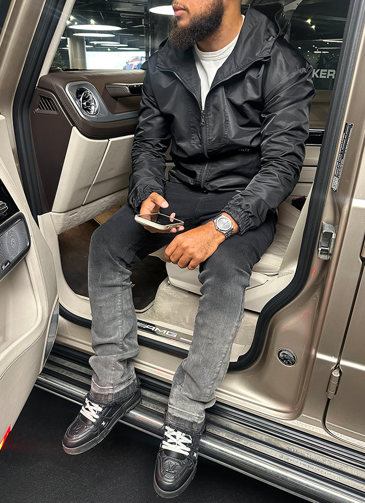 Hooded Windbreaker Jacket | Lightweight Protection | Sleek and Stylish