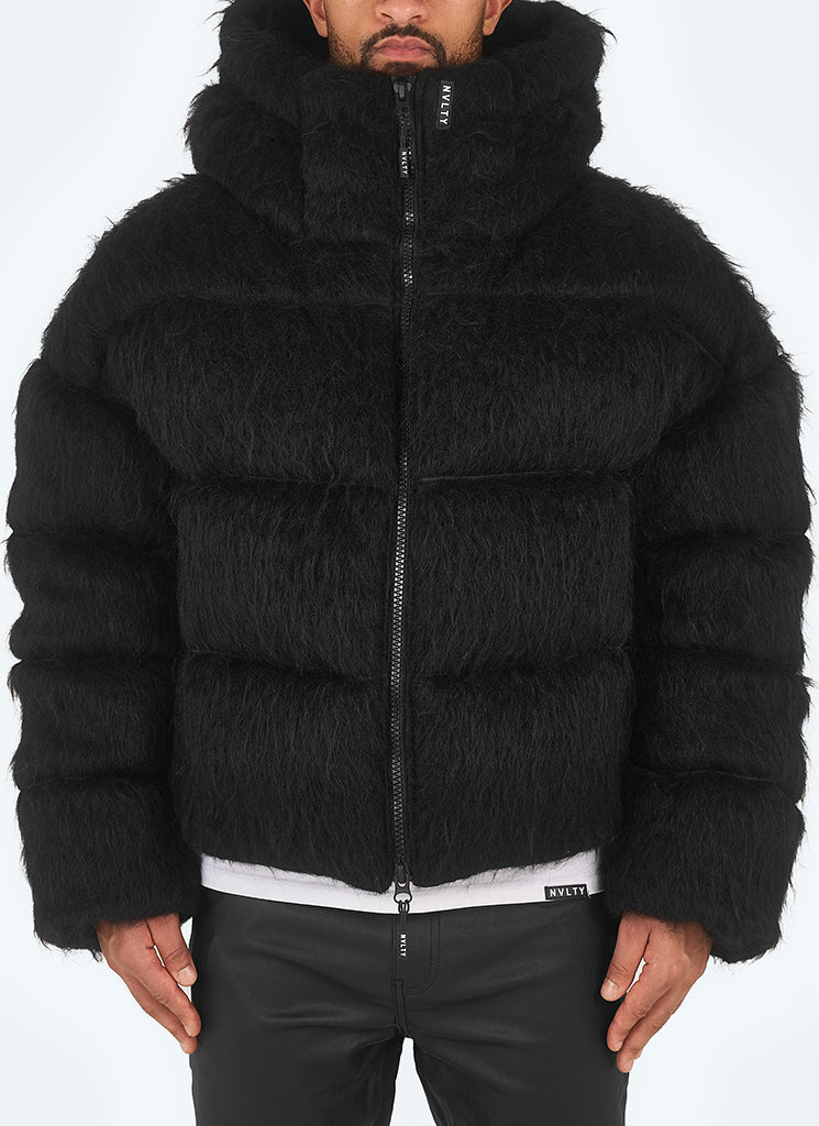 Faux Fur Hooded Puffer Jacket | Luxurious Warmth | Plush Style