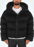 Faux Fur Hooded Puffer Jacket | Luxurious Warmth | Plush Style