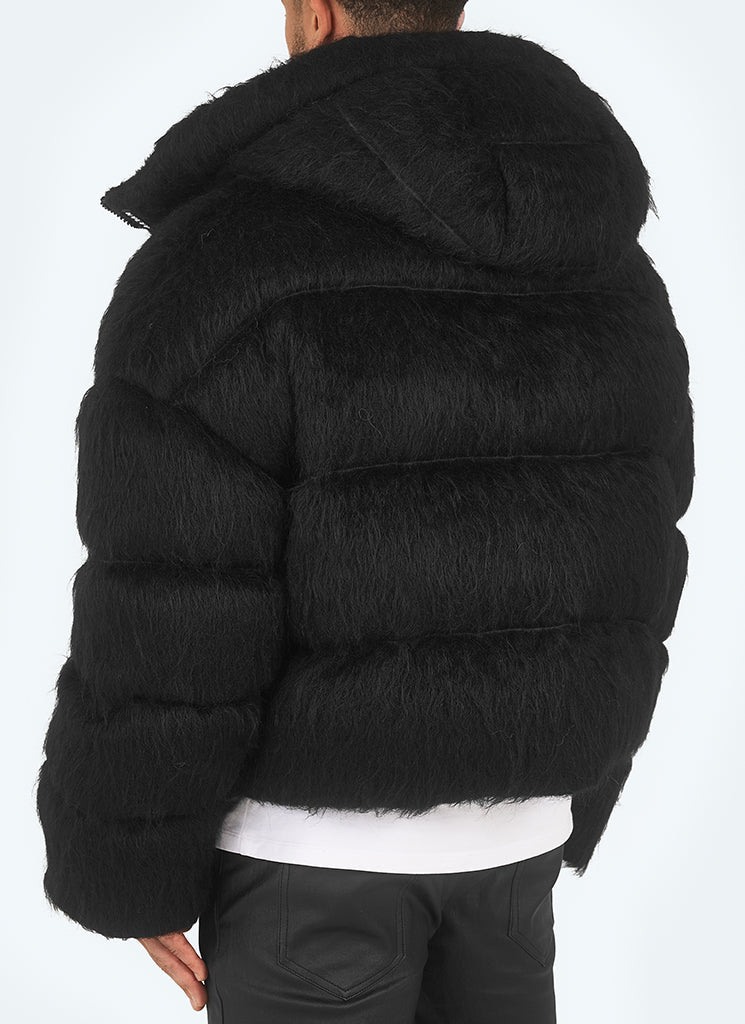Faux Fur Hooded Puffer Jacket | Luxurious Warmth | Plush Style